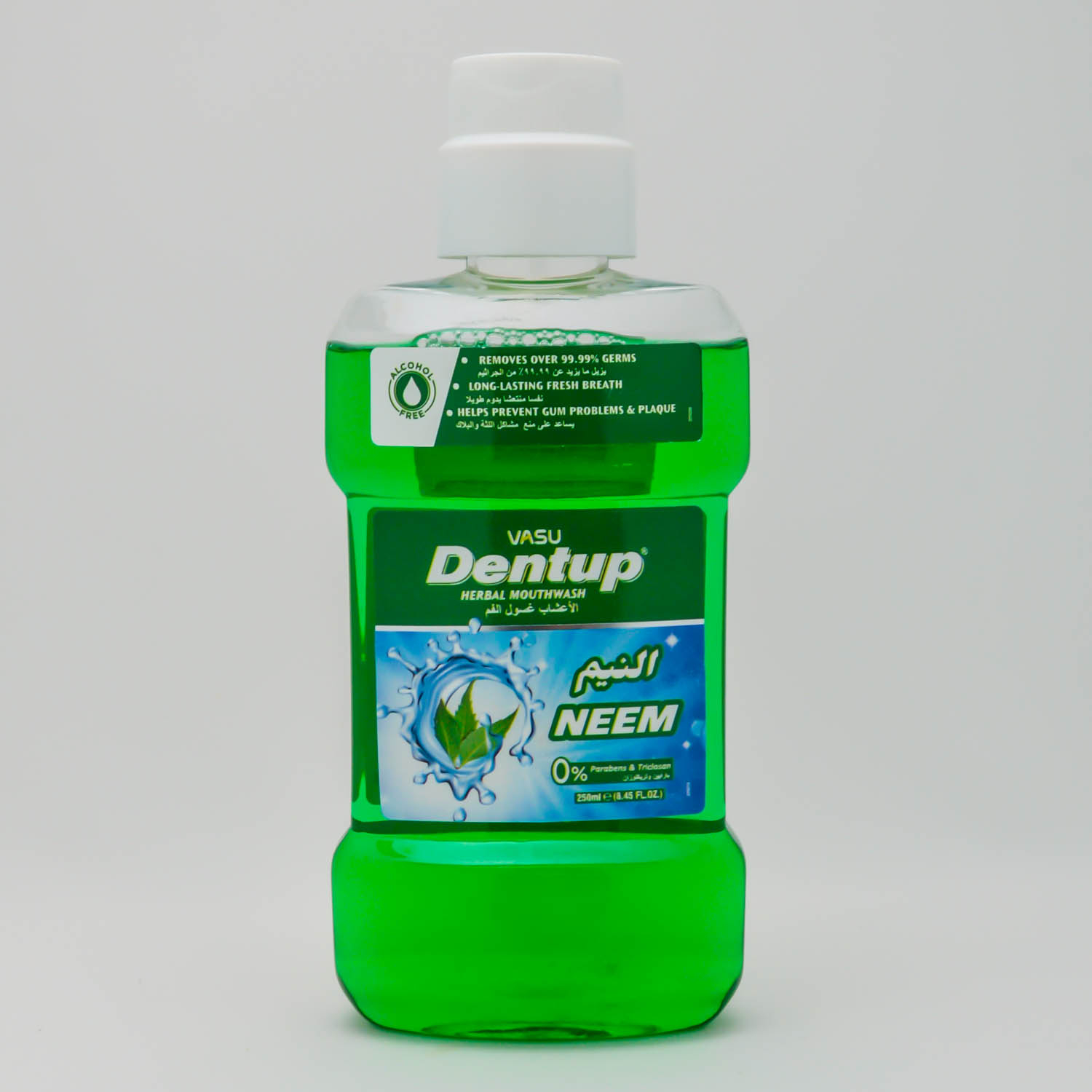 Ополаскиватель для рта с нимом | Dentup Mouth Wash Neem, (Vasu) 250 мл