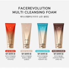 FACE REVOLUTION Очищающая пенка для умывания со скрабом PORE&SCRUB Multi Cleansing Foam 120мл