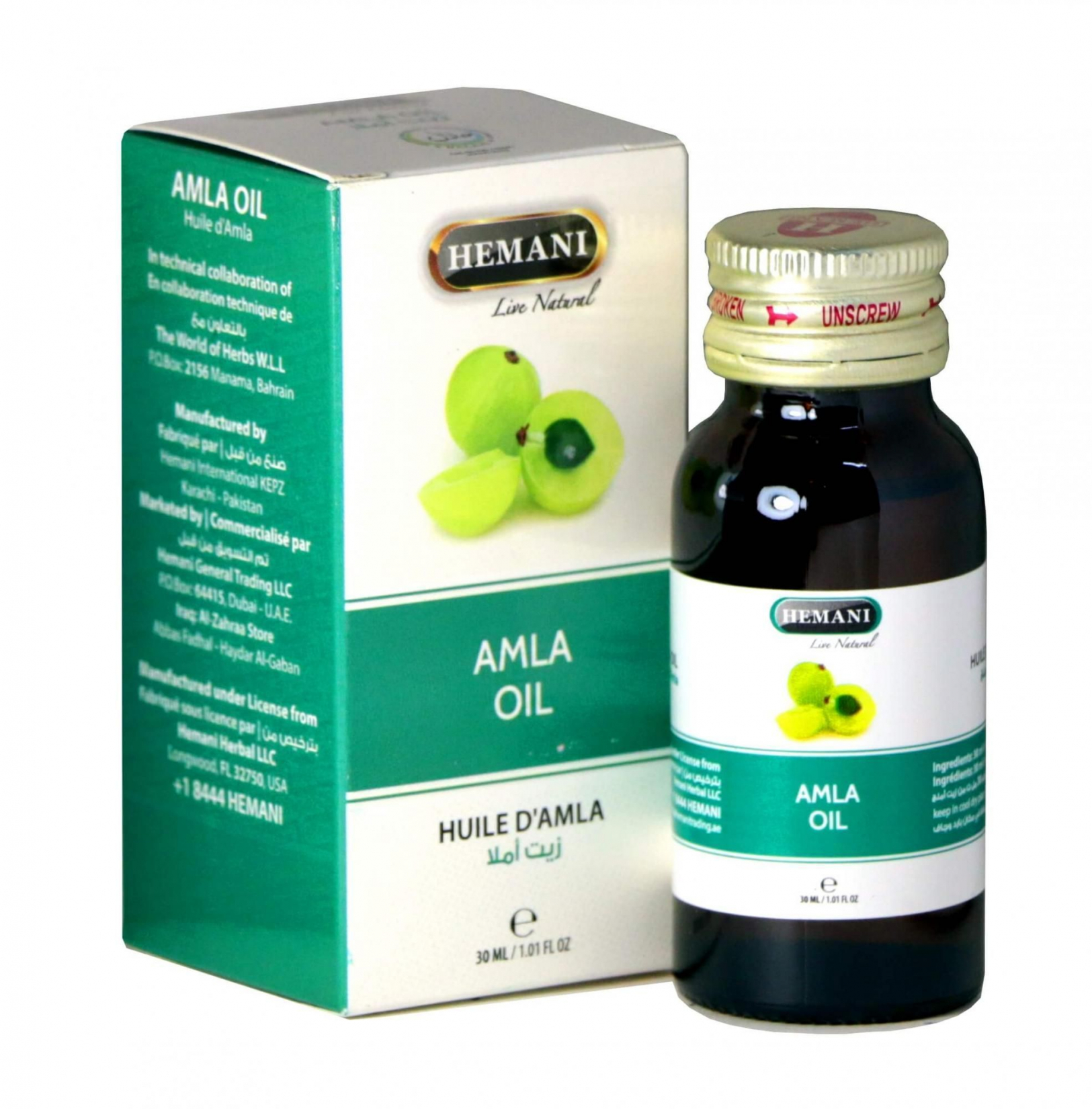 Масло Амлы | Amla Oil (Hemani) 30 мл