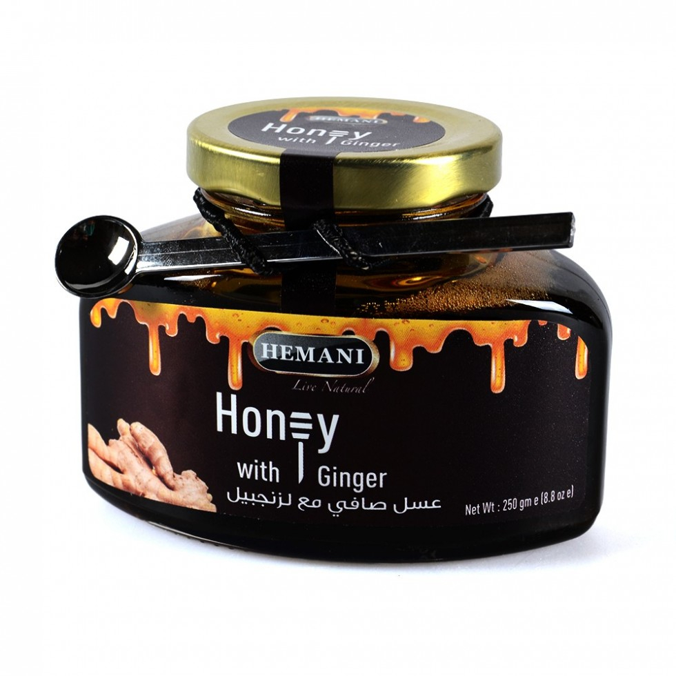 Мёд с Имбирем |  Honey With Ginger (Hemani) 250 гр