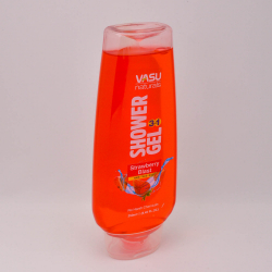 Гель для душа 3 в 1 - лицо, тело, волосы - Клубничный Взрыв | Shower Gel Strawberry Blast (Vasu) 250 мл