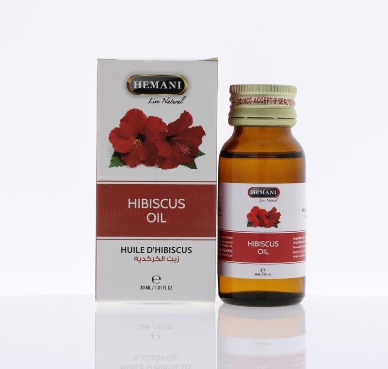 Масло Гибискуса (каркаде, суданской розы) | Hibiscus oil (Hemani) 30 мл