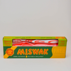 Зубная паста Miswak (Dabur) 190 гр. в комплекте с зубной щеткой