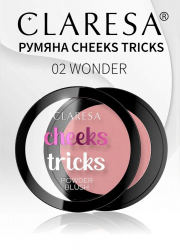 Румяна "Cheeks Tricks" Claresa, 3,5 г 