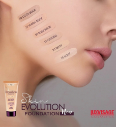 Тональный крем LUXVISAGE Skin EVOLUTION soft matte blur effect, матирующий, выравнивающий