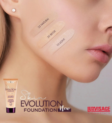 Тональный крем LUXVISAGE Skin EVOLUTION soft matte blur effect, матирующий, выравнивающий