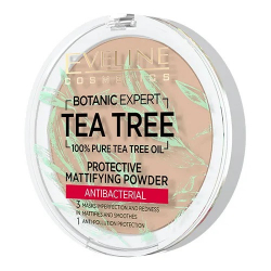 Пудра компактная для лица BOTANIC EXPERT 3 в 1 антибактериальная матирующая EVELINE 