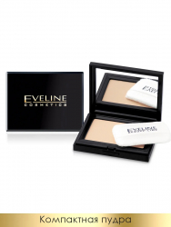 Пудра для лица бархатистая компактная Beauty Line Eveline, 9 гр