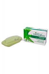 Мыло с экстрактом дерева Ним "Антибактериальное" | DermoViva naturals Neem Soap (Dabur) 115 гр