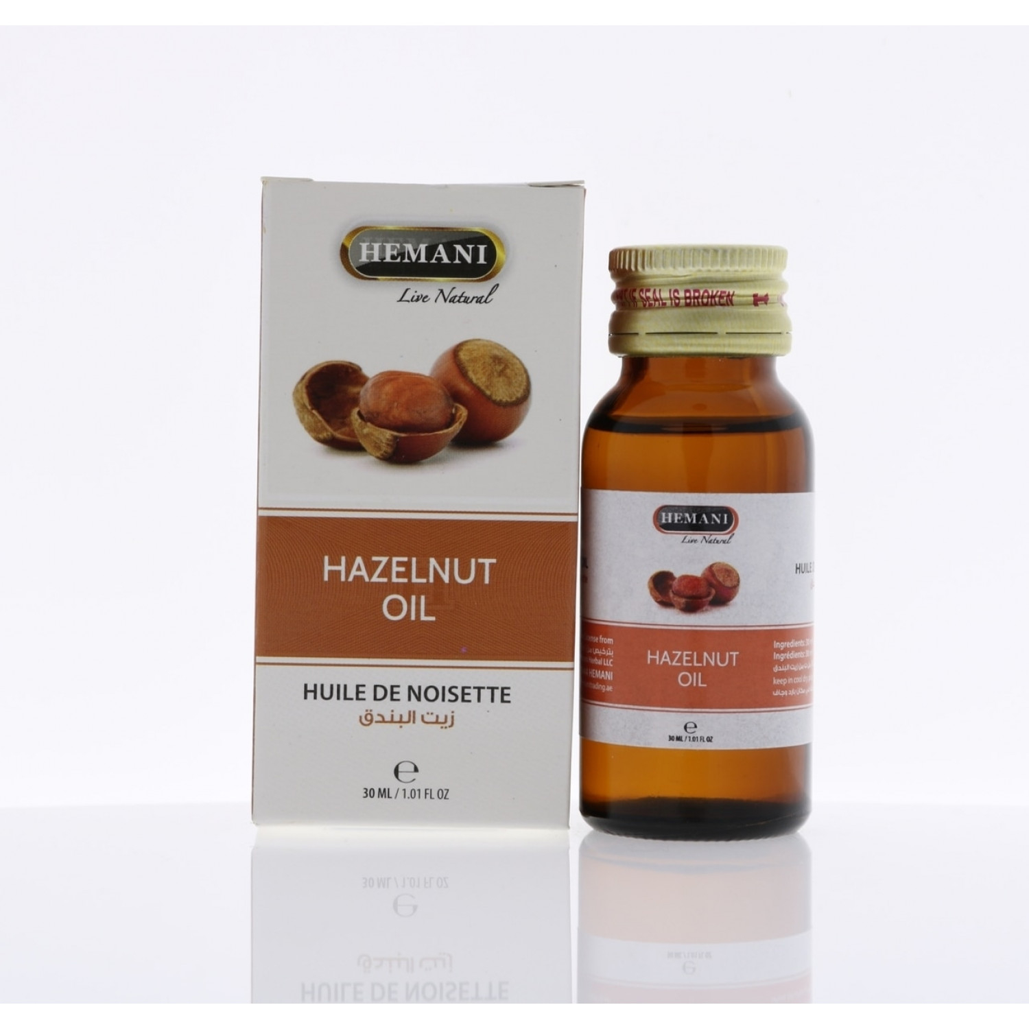 Масло лесного ореха | Hazelnut Oil (Hemani) 30 мл