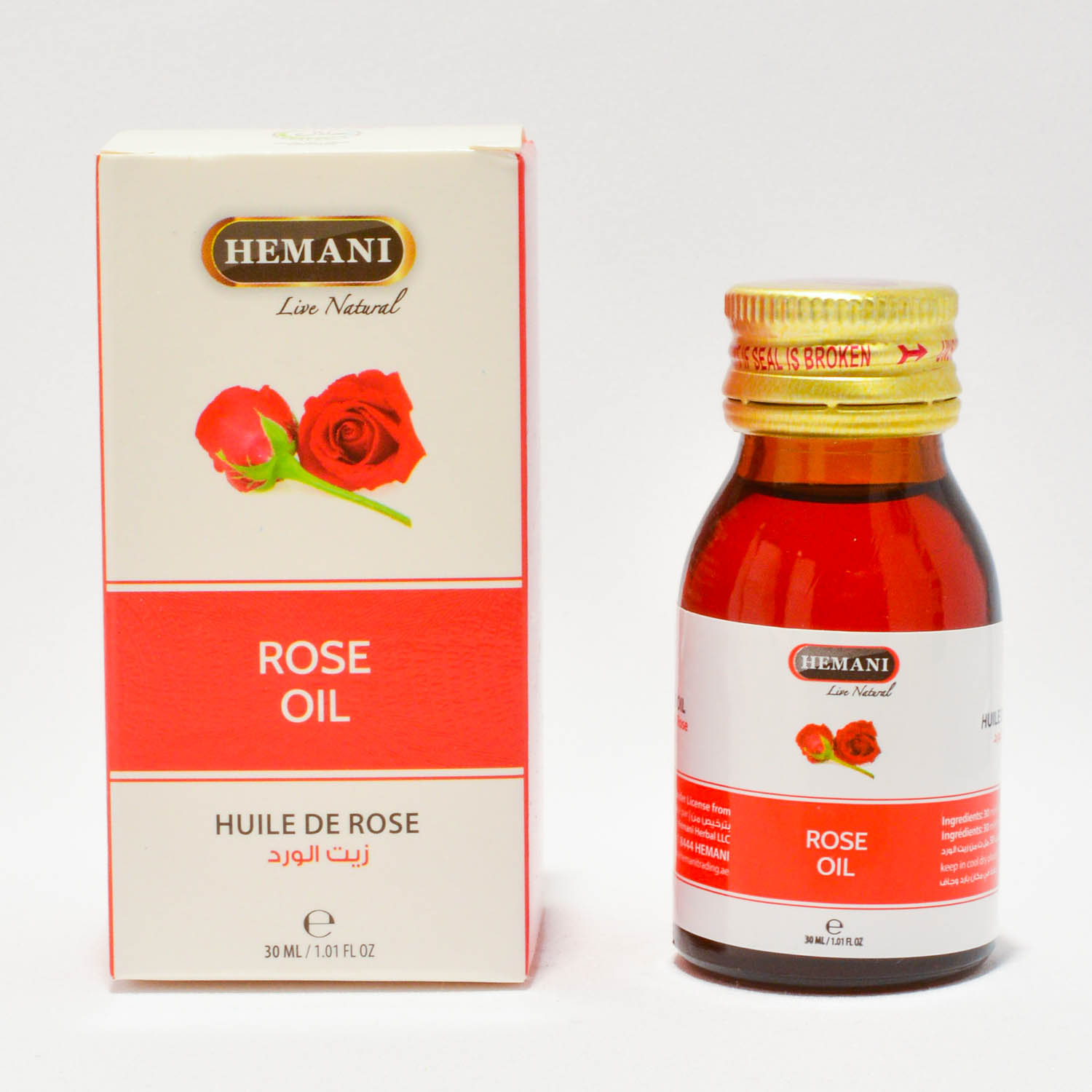 Масло Розы | Rose oil (Hemani) 30 мл