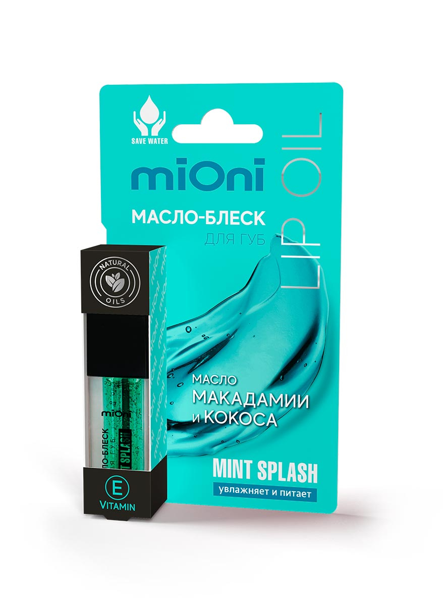 Масло-блеск для губ MINT SPLASH MIONI