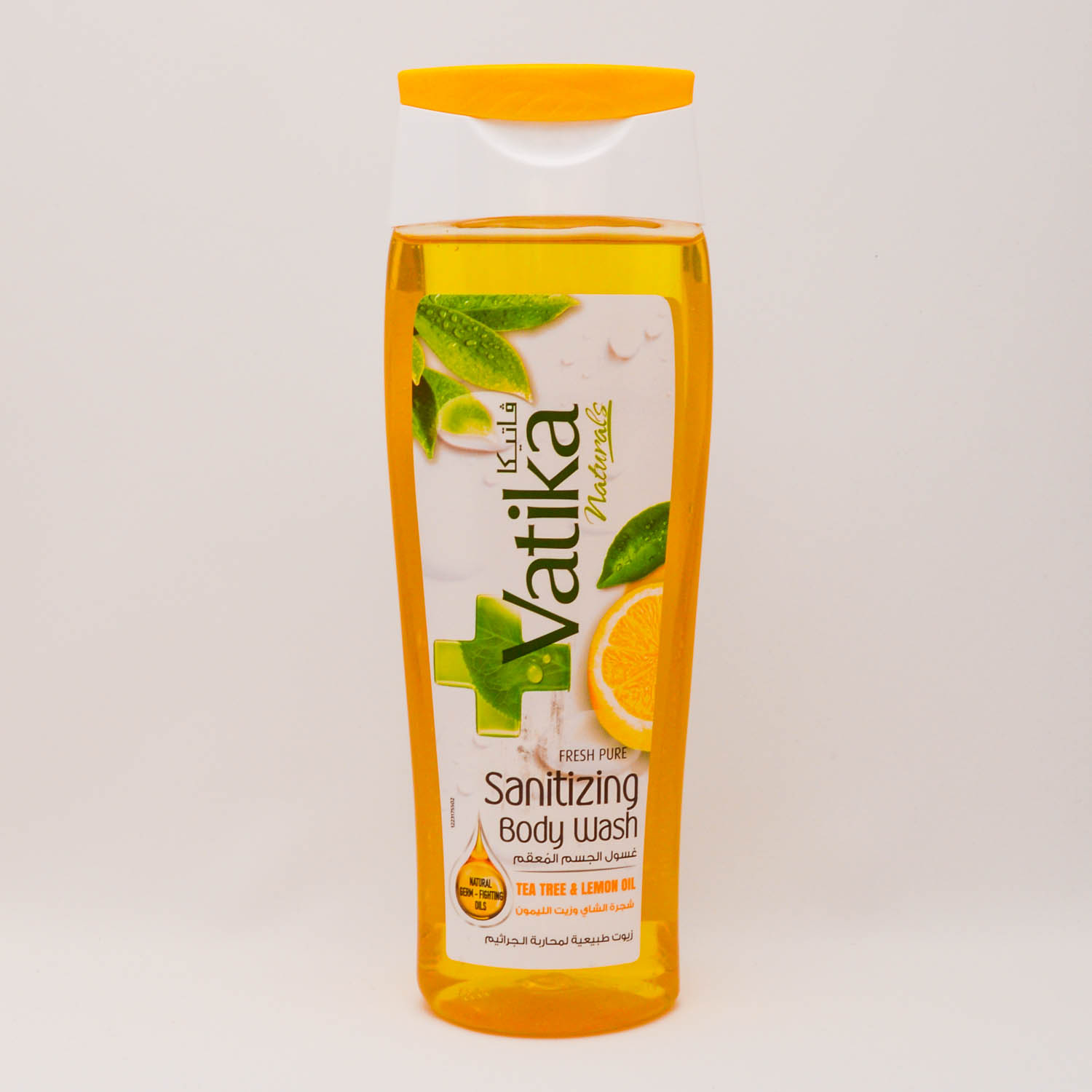 Гель для душа С МАСЛОМ ЧАЙНОГО ДЕРЕВА И ЛИМОНА | Vatika Sanitizing Body Wash TEA TREE & LEMON OIL 425 мл.