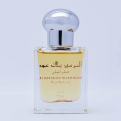 ВСКРЫТ ДЛЯ ФОТОСЕССИИ. Арабские духи Black Oudh (Haramain) 15 мл