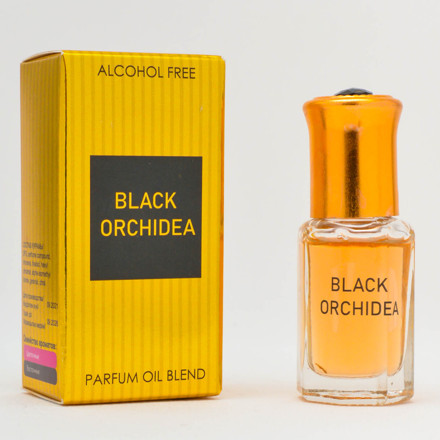 Парфюмерное масло женское Black Orchidea, 6 мл