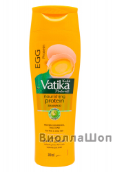 Шампунь VATIKA Protein Nourished / "Протеиновый" (яичный протеин, витамин Е), 200 мл - срок 9.2023