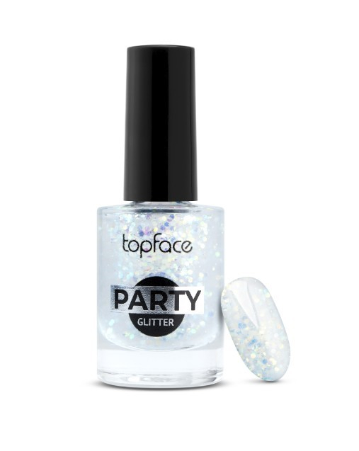 Лак для ногтей "Party Glitter" Topface PT106,9 мл