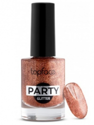 Лак для ногтей "Party Glitter" Topface PT106,9 мл