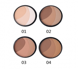 Пудра Bronzer Cover Корректор 3 в 1 Farres 3122