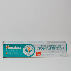 Зубная паста "Dental cream" профилактическая с фтором (Himalaya Herbals), 100 мл