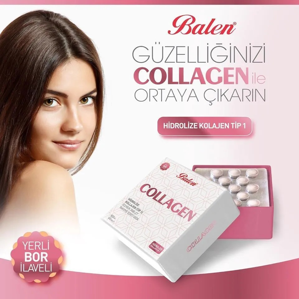 Премиум Коллаген Balen Collagen (Hidrolize Kollajen ) 60 таблеток