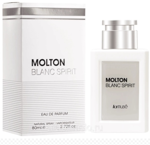 Парфюмированная вода Molton Blanc Spirit (Lattafa) 100 мл